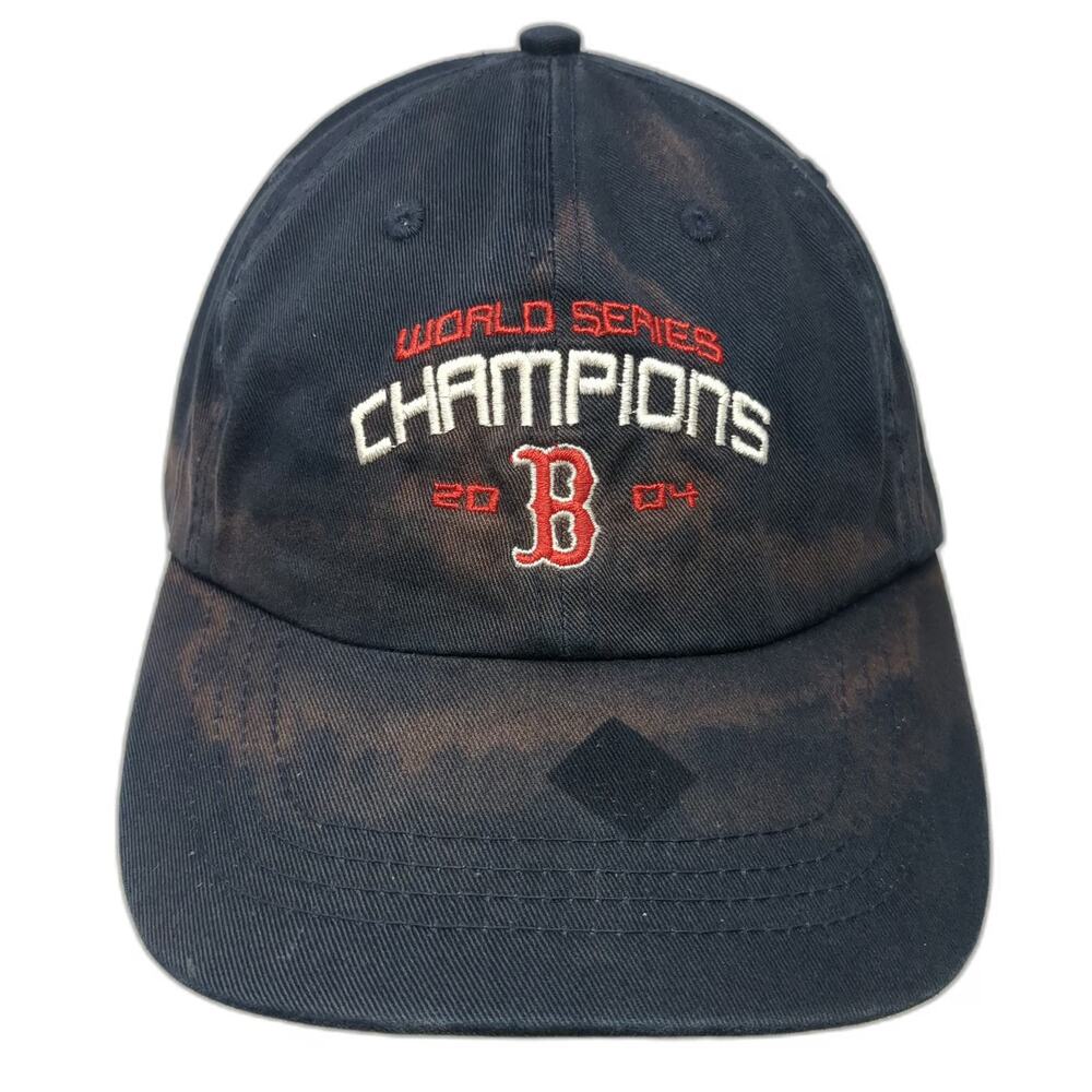 Boston Red Sox MLB Headwear Baseball Cap Blue Red One Size 2004 Champions Hat